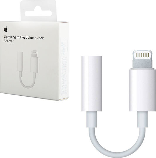 Apple Converter Lightning male to 3.5mm female White 1pcs MMX62AM/A