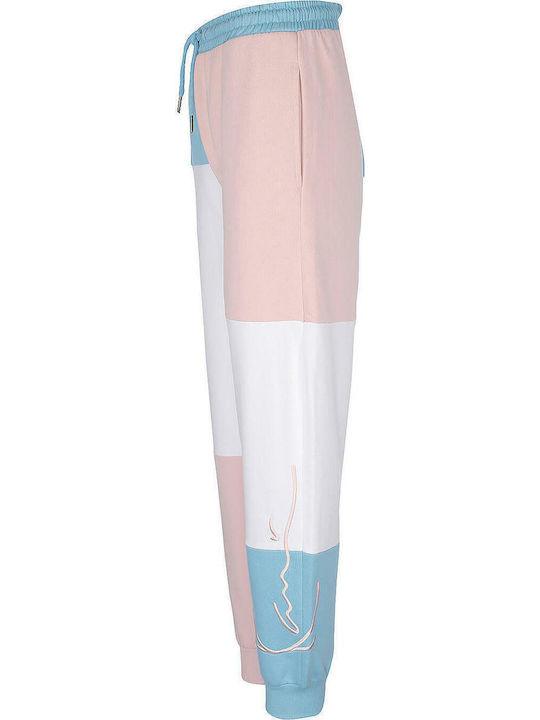 Signature Blok Jogginghose Jogger Hellblau