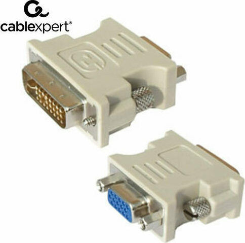 Cablexpert Μετατροπέας DVI-A male σε VGA female Λευκό 1τμχ A-DVI-VGA