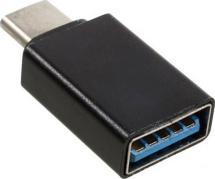 Well Μετατροπέας USB-C male σε USB-A female Black 1τμχ
