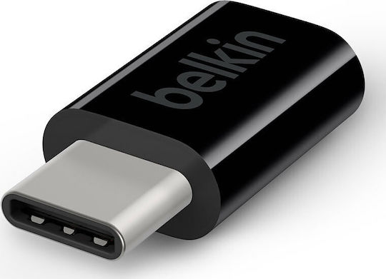 Belkin Μετατροπέας USB-C male σε micro USB female 1τμχ F2CU058btBLK