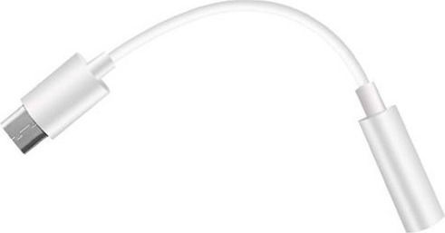 Muzik Converter USB-C male to 3.5mm female White 1pcs 01001TPC00WH