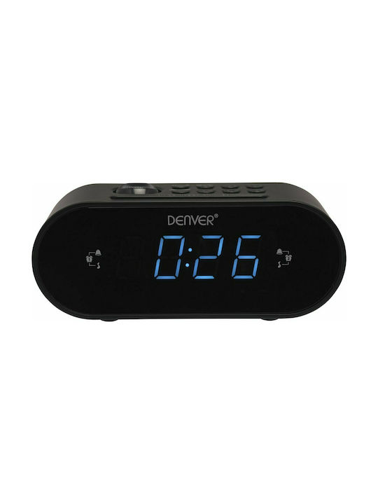 Denver CRP-717 Black Ceas Digital de Masă cu Alarmă & Radio 11113100380