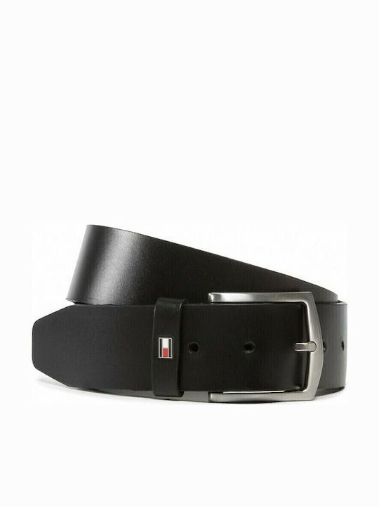New Denton 4.0 Wide Men's Belt Leather Black