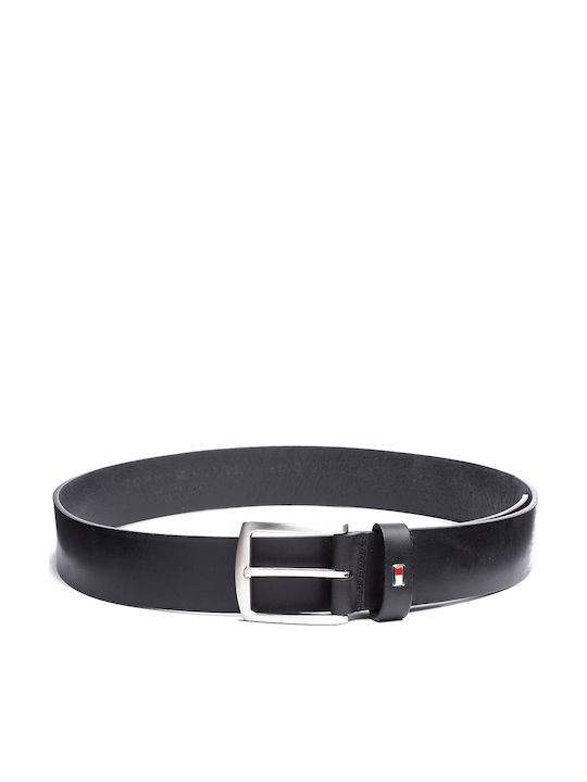 New Denton 4.0 Wide Men's Belt Leather Black