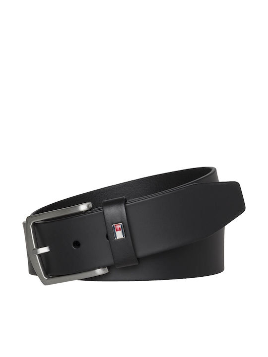 New Denton 4.0 Wide Men's Belt Leather Black