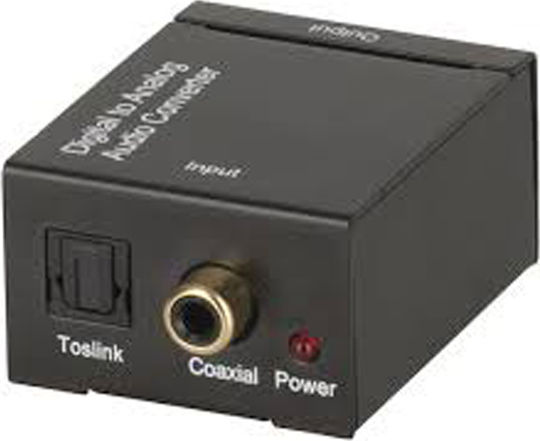 Convertor RCA 2x femelă în RCA / Toslink feminin 1buc