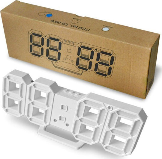 Factory Ceas De Masă Digital Led Cu Ceas Deșteptător Albastru CTK-LEDCKL-DS-6609
