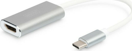 Digitus Converter USB-C male to HDMI female White 1pcs DA-70836