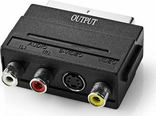Nedis Convertor USB-A masculin în Scart masculin 1buc VGRRU100BK