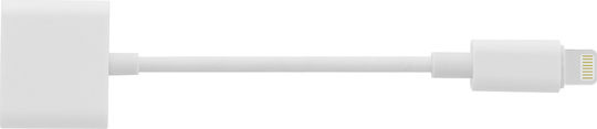 Lamtech Convertor Lightning masculin în Lightning 2x femelă Alb 1buc LAM020731