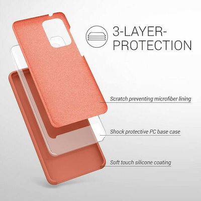 KWmobile Flexible Rubber Silicone Back Cover Blush Beauty (Galaxy A52 / A52s)