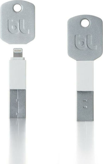 Bluelounge Kii Konverter Micro-USB männlich zu USB-A weiblich Gray 1Stück