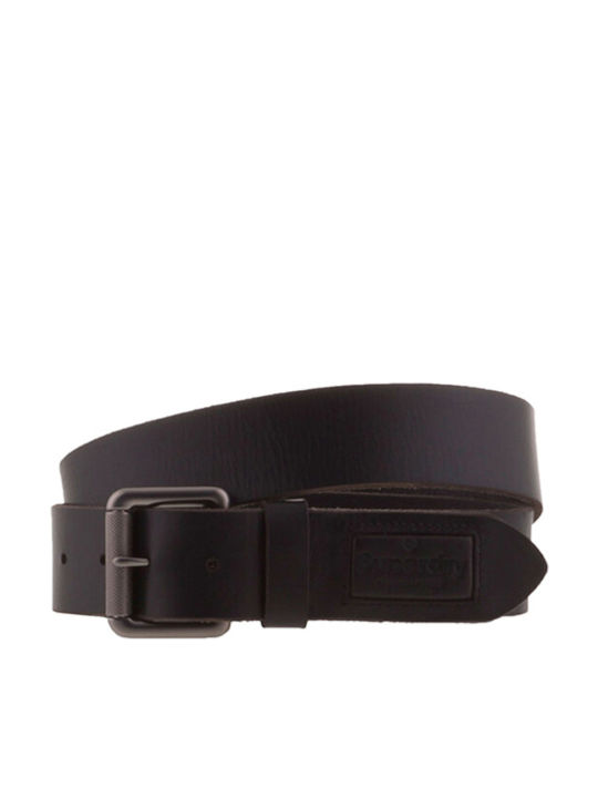 Vermont Leather Belt Ανδρική Ζώνη Δερμάτινη Dark Brown