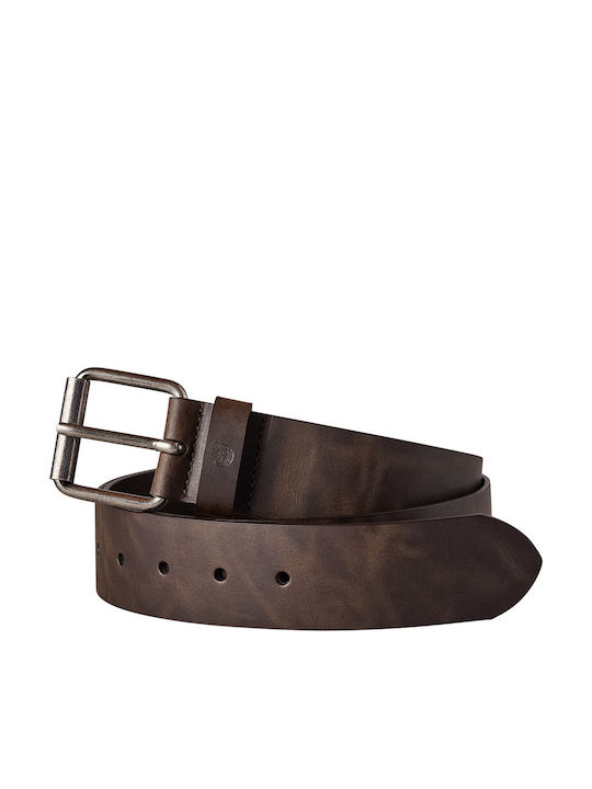 Rostlon Wide Men's Belt Leather Brown