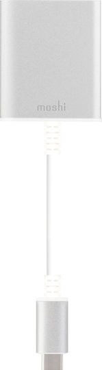 Moshi Μετατροπέας USB-C male σε HDMI female Ασημί 1τμχ 99MO084202