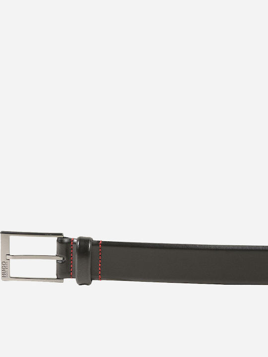 Garney Men's Belt Leather Black