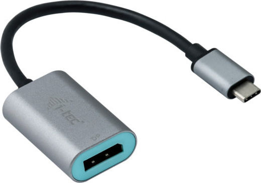i-tec Converter USB-C male to DisplayPort female Silver 1pcs C31METALDP60HZ