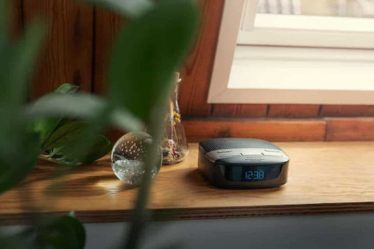 Philips Ceas De Masă Digital LCD Din Plastic Cu Ceas Deșteptător Și Radio Negru TAR3505/12