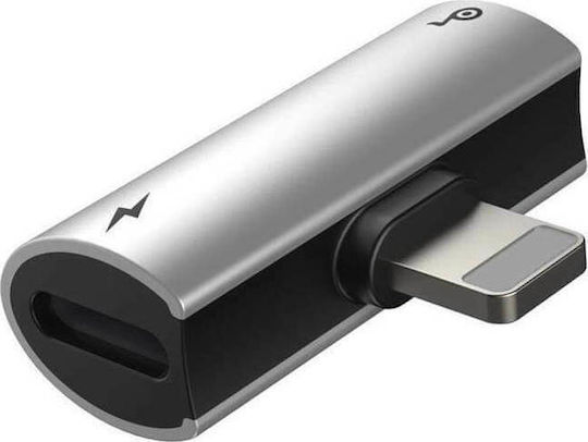 Baseus L46 Converter Lightning male to Lightning 2x female Gray 1pcs