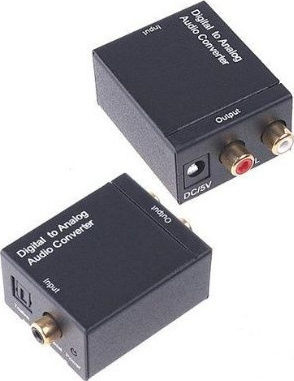 Muzik Converter Coaxial / Toslink female to RCA female 1pcs VD-273