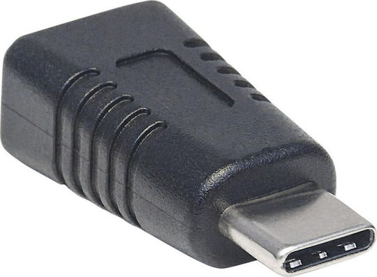 Manhattan Convertor USB-C masculin în micro USB feminin 1buc 354660