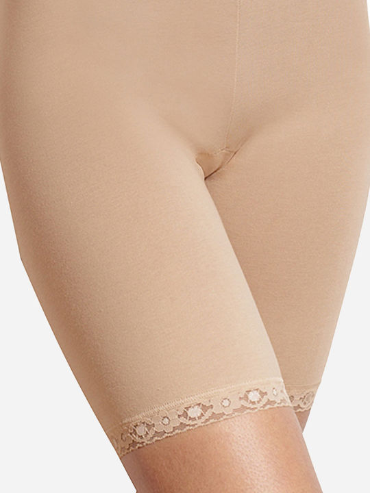 Sloggi Basic Long Boxer Σύσφιξης Μπεζ