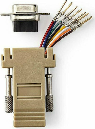 Nedis Конвертор VGA мъжки към RJ-45 женски Бял 1бр CCGP52821IV