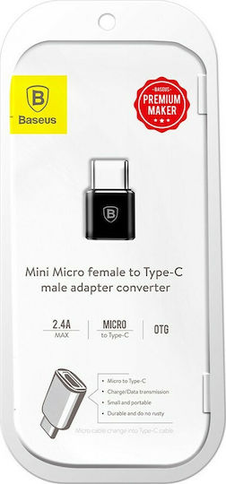 Baseus Konverter USB-C männlich zu Micro-USB weiblich 1Stück CAMOTG-01