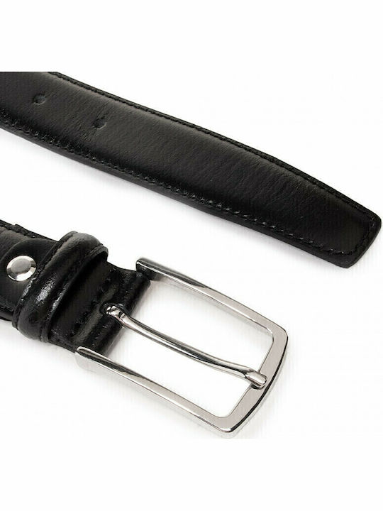 Men's Belt Leather Black