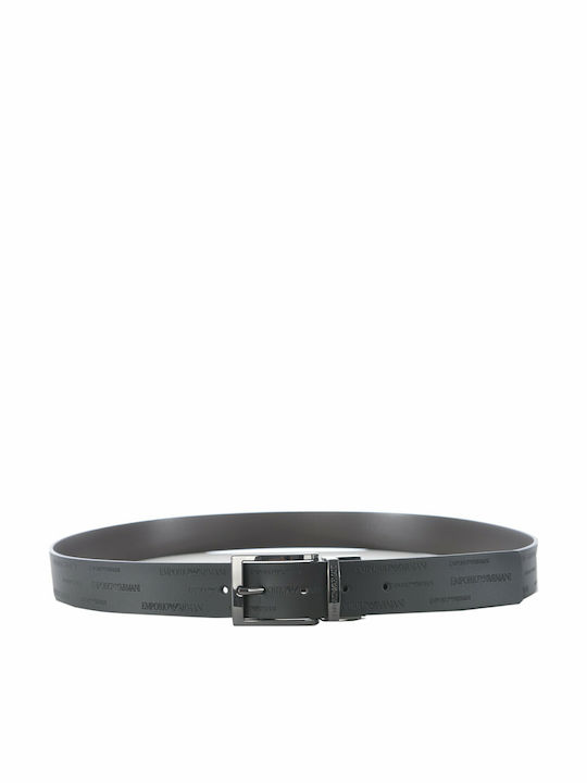 Herren Gürtel Leder Beidseitig Black / Brown