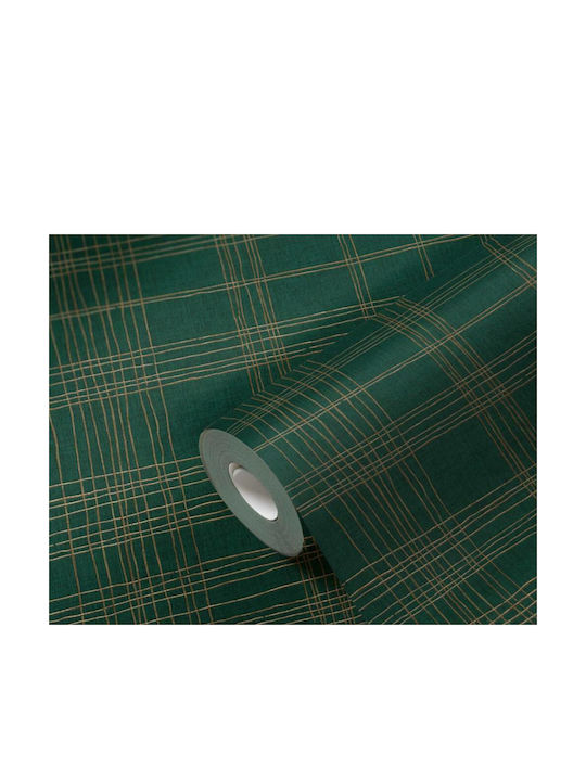 Tapete Vinyl Grün L1005xB53cm Waschbar 379193