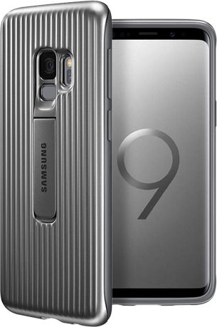 Samsung Back Cover Πλαστικό Ασημί (Galaxy S9)