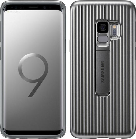 Samsung Back Cover Πλαστικό Ασημί (Galaxy S9)