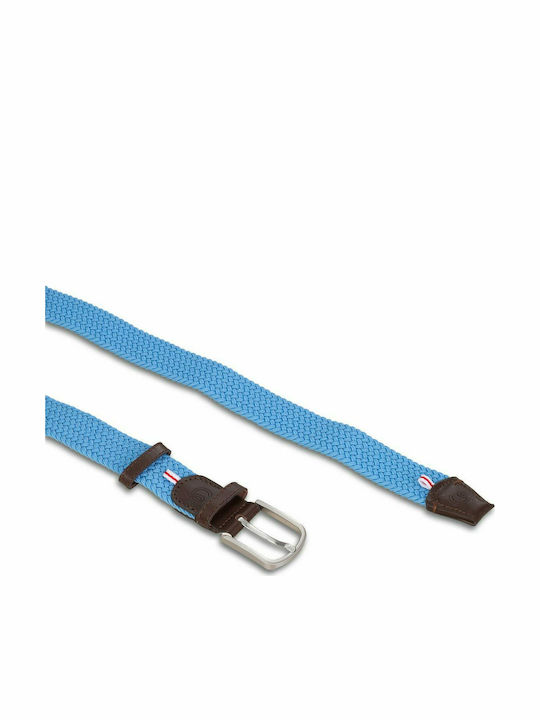 Montreal Elastic Men's Belt Knitted Light Blue