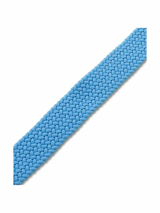Montreal Elastic Men's Belt Knitted Light Blue