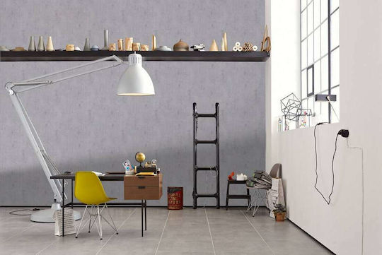Wall Wallpaper Vinyl Gray 1005x53cm Washable