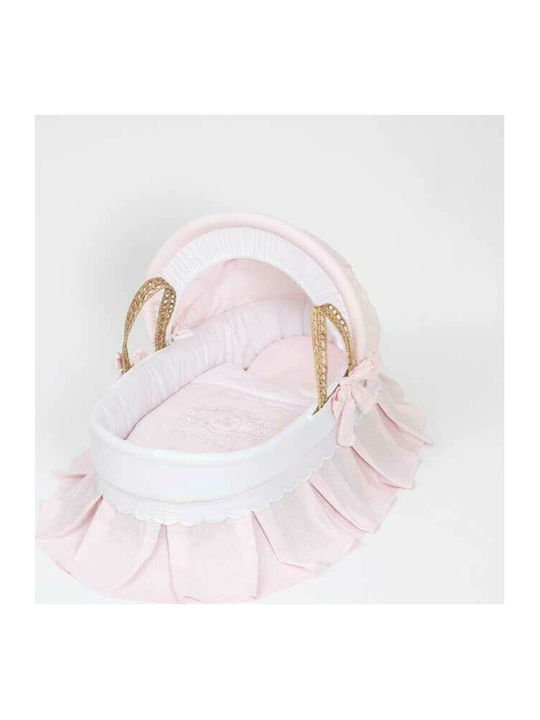 Funna Baby Princess Сламена кошара с основа Розов