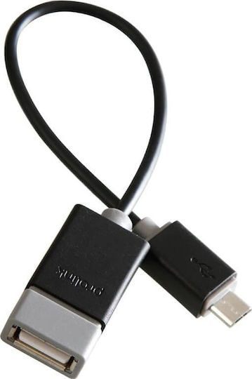 Prolink Μετατροπέας micro USB male σε USB-A female (PB491-0015)