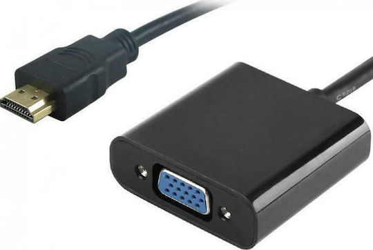 Powertech Конвертор HDMI мъжки към VGA женски 1 брой PTH-023