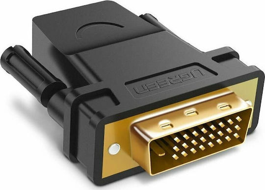 Ugreen Μετατροπέας DVI-D male σε HDMI female 1τμχ 20124