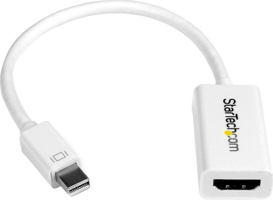 StarTech Конвертор HDMI женски към mini DisplayPort мъжки Бял 1бр MDP2HD4KSW