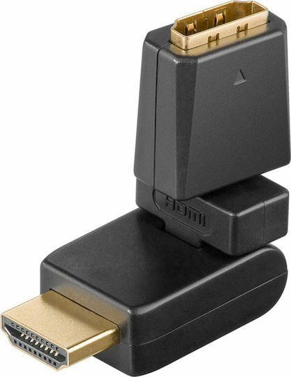 Pairdeer Μετατροπέας HDMI male σε HDMI female 1τμχ
