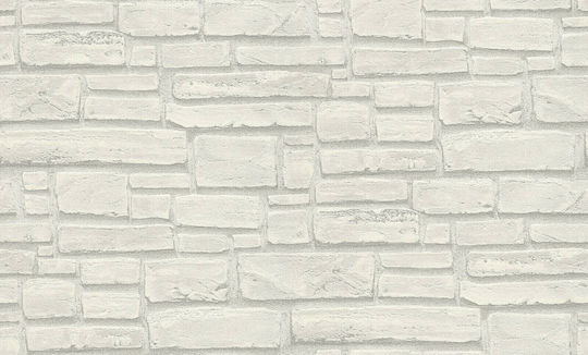 Тапет за Стена Wood Stone Винил Бежов 1000x53см Миеща се