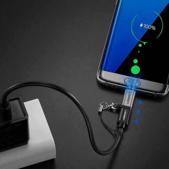 Ugreen Converter USB-C female to micro USB male Gray 1pcs 50590