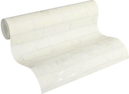 Ταπετσαρία Τοίχου Wood And Stone Βινυλίου Off White 1000x53cm Ταπετσαρία Τοίχου Wood And Stone Βινυλίου Off White 1000x53cm