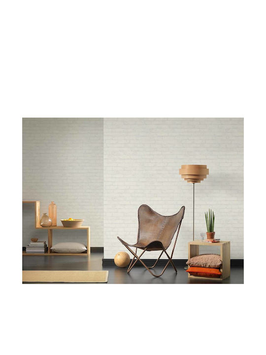 Тапет за Стена Wood And Stone Винил Off White 1000x53см
