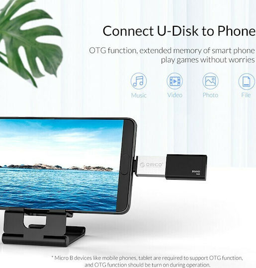 Orico Μετατροπέας micro USB male σε USB-A female 1τμχ CBT-UM01