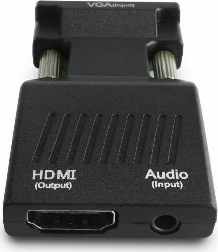 Savio Μετατροπέας VGA male σε 3.5mm / HDMI female 1τμχ CL-145