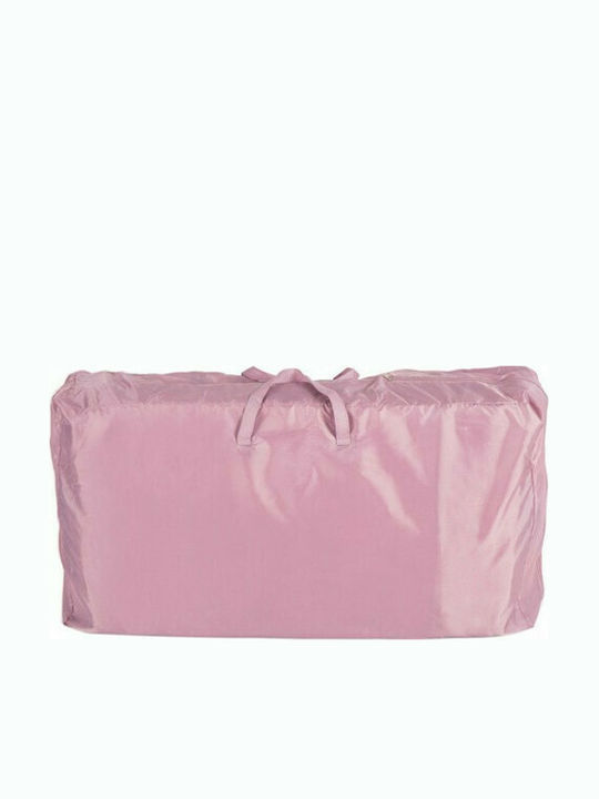 Kikka Boo Cradle Bonne Nuit with Mattress, Side Opening, and Wheels Pink Melange